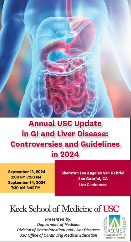 Annual USC Update in GI and Liver Disease: Controversies and Guidelines in 2024 Banner